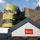 Exterior of Coors brewing plant in Golden, CO in 2008
